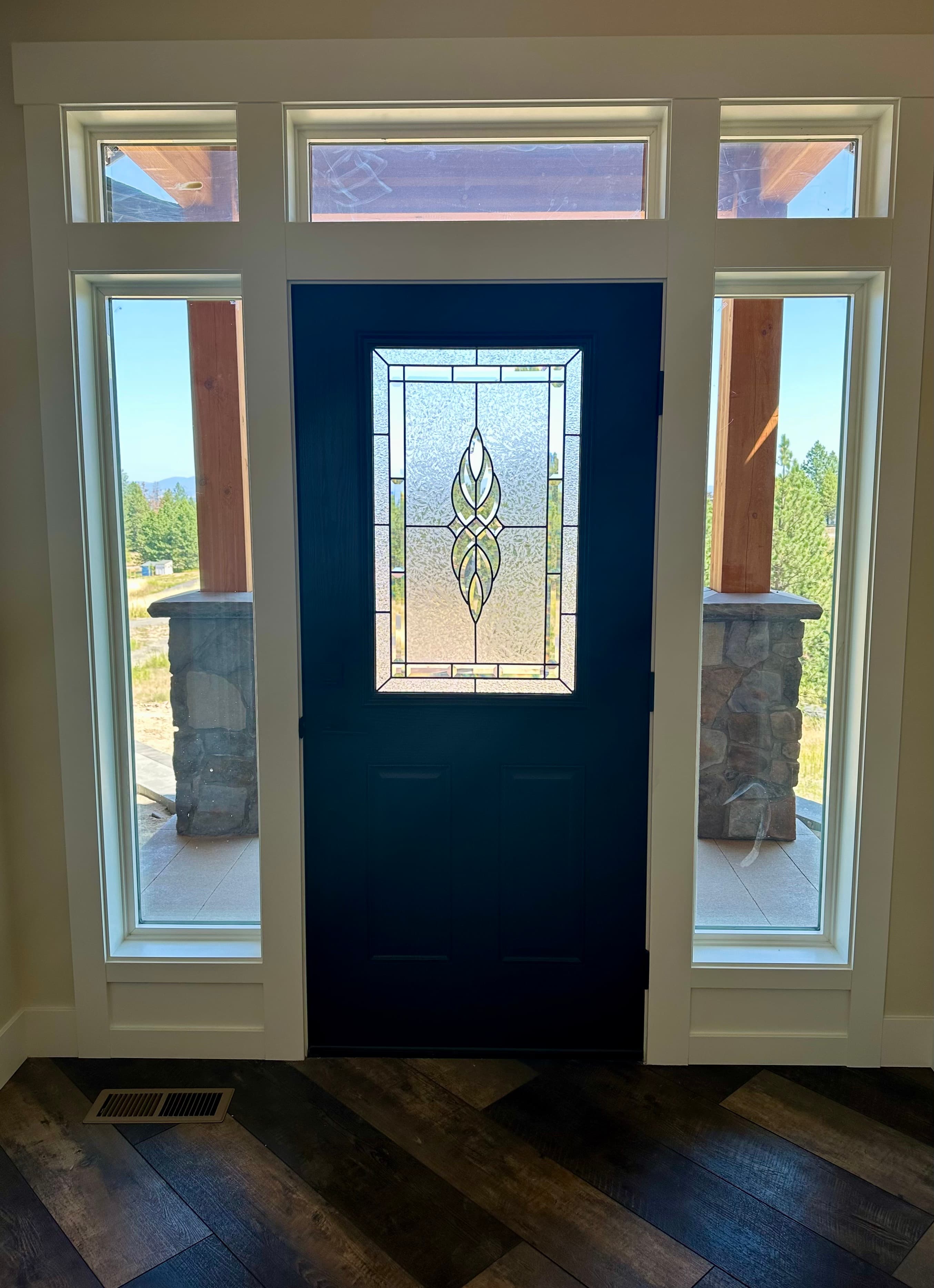 Interior trim painting in Spokane