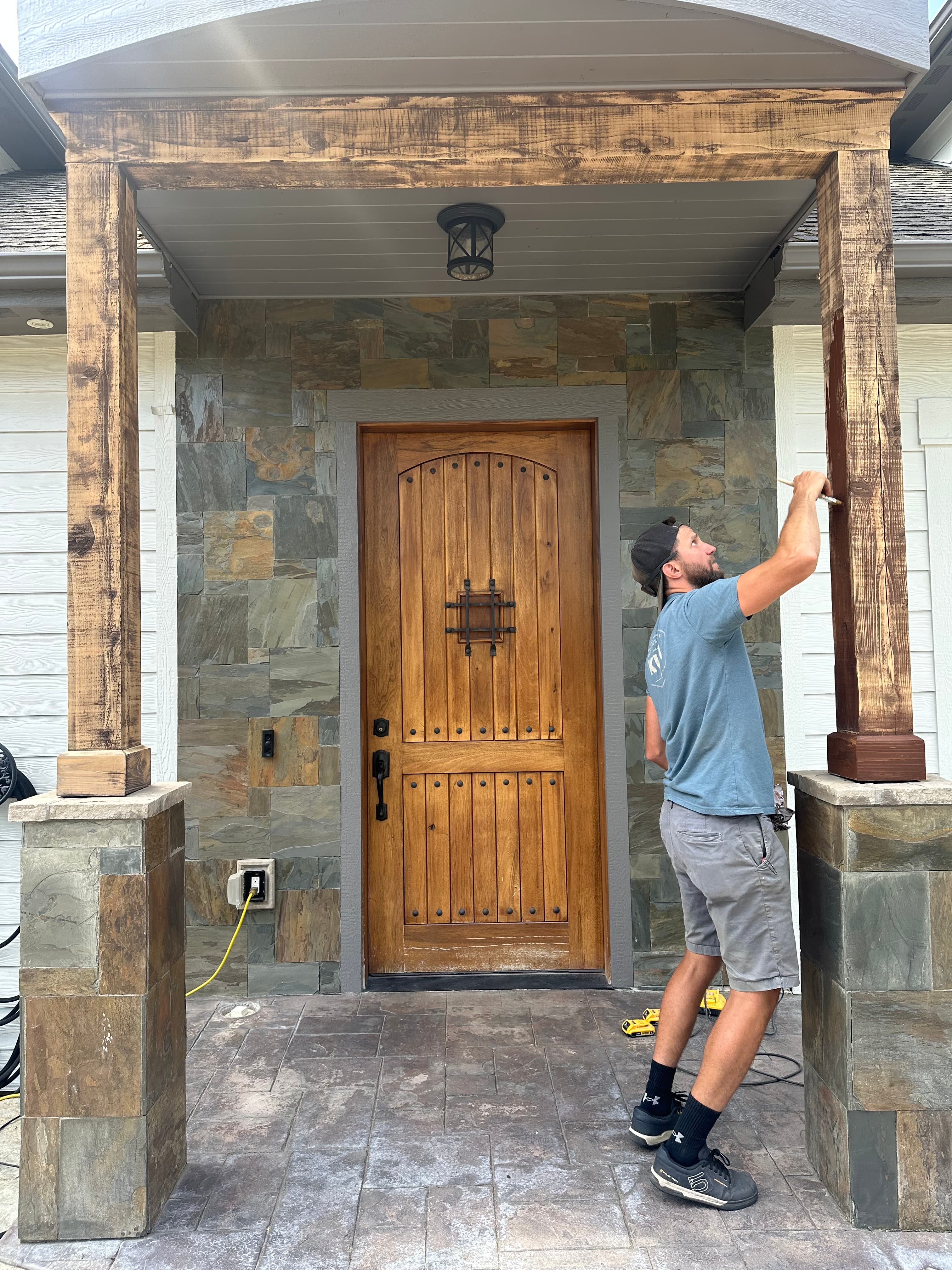 Exterior stain package in Spokane